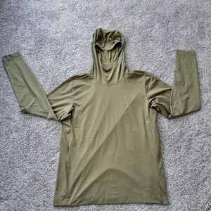 Arcteryx Hoodie Mens Small Green Cormac Hoody Lightweight Performance Running